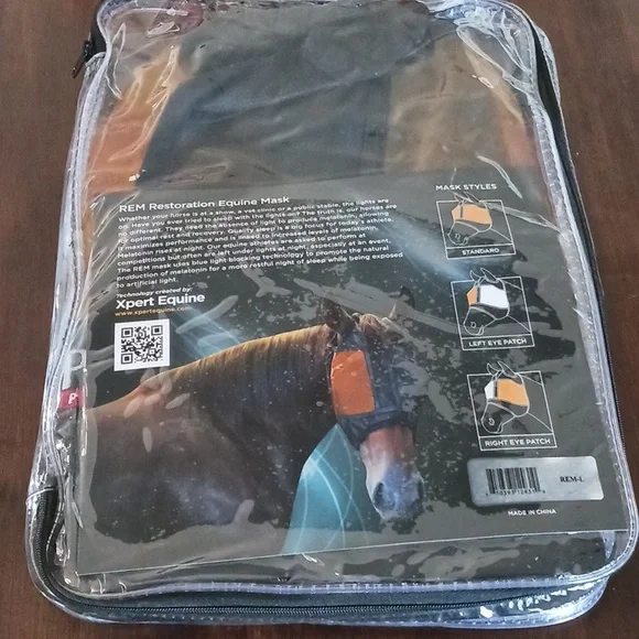 Horse REM Restoration Equine Mask Standard Style Horse size Large - Picture 4 of 6